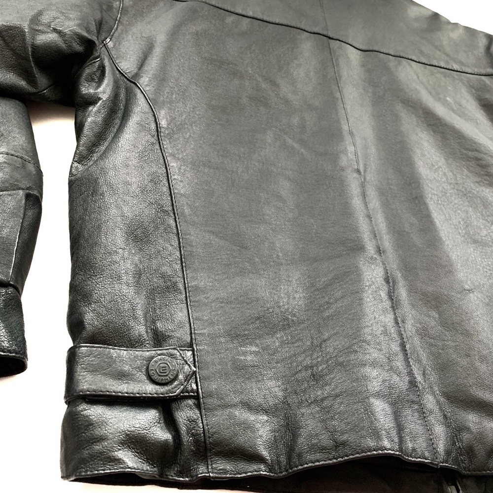 Leather Jacket Basic Equipment Size Small Black - image 5